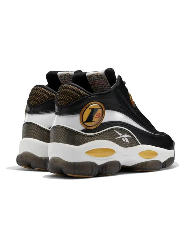 Кроссовки the answer dmx 'black white gold' 2022 Reebok — изображение 4 из 4, черный/белый