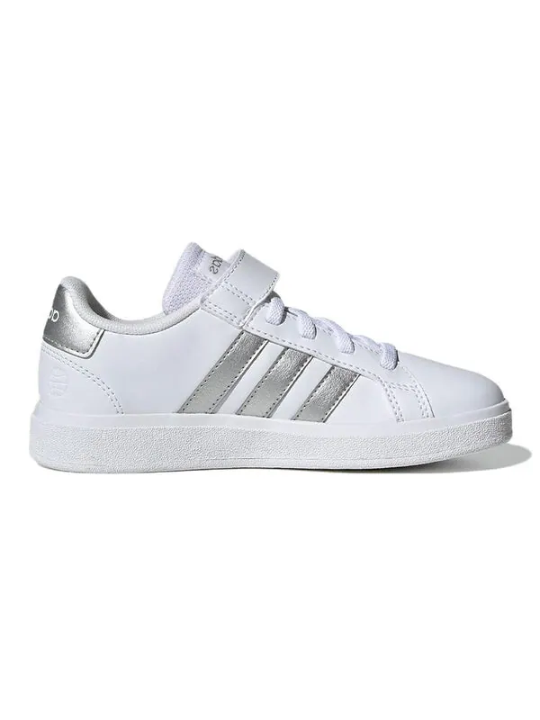 Кроссовки grand court 2.0 el Adidas — изображение 2 из 4, белый/серебристый