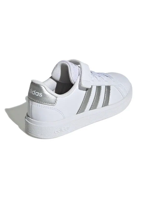 Кроссовки grand court 2.0 el Adidas — изображение 4 из 4, белый/серебристый