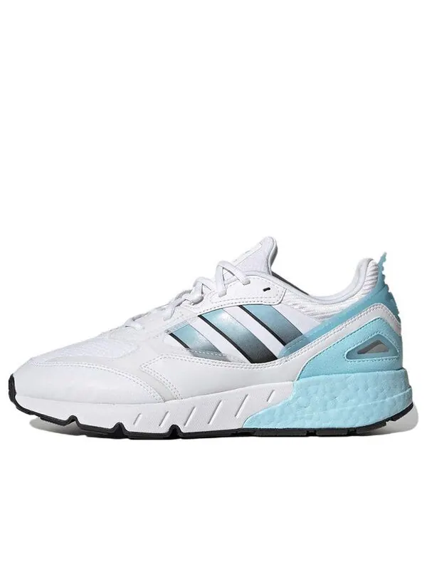 Кроссовки оригинал zx 1k boost 2.0 Adidas — изображение 1 из 4, белый/синий/черный