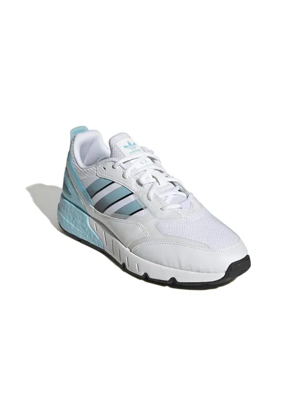 Кроссовки оригинал zx 1k boost 2.0 Adidas — изображение 3 из 4, белый/синий/черный