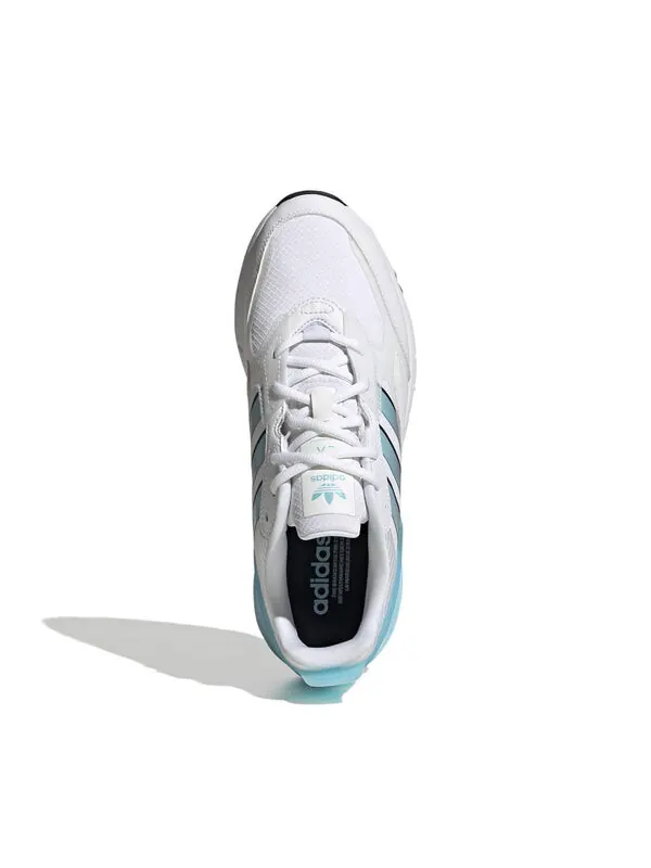 Кроссовки оригинал zx 1k boost 2.0 Adidas — изображение 4 из 4, белый/синий/черный