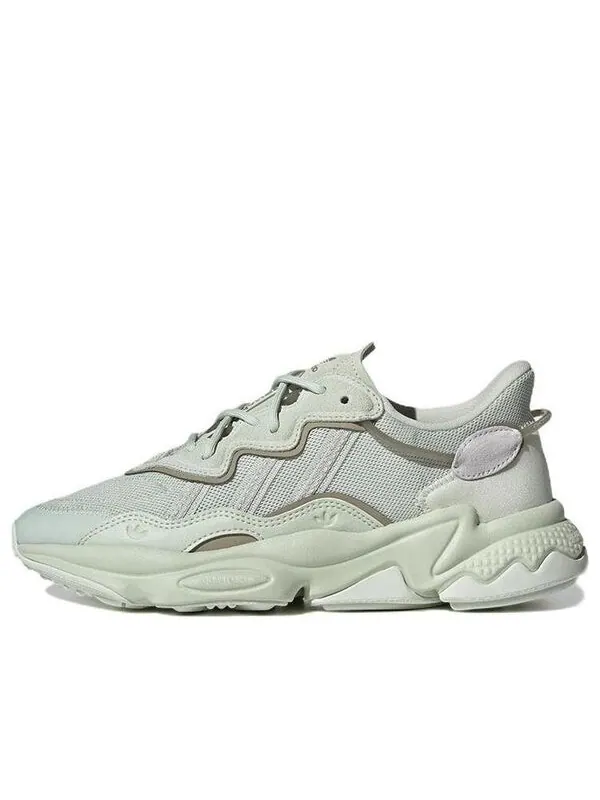 Кроссовки оригиналы ozweego Adidas — изображение 1 из 4, зеленый/серый/серый