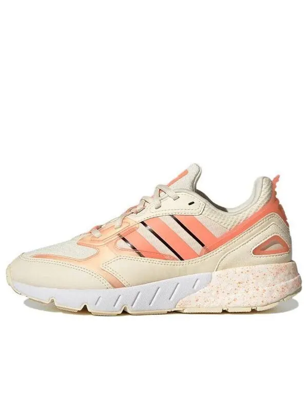 Кроссовки zx 1k boost 2.0 shoes 'beam orange' Adidas — изображение 1 из 4, оранжевый/белый