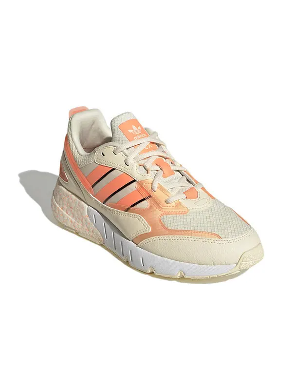 Кроссовки zx 1k boost 2.0 shoes 'beam orange' Adidas — изображение 3 из 4, оранжевый/белый