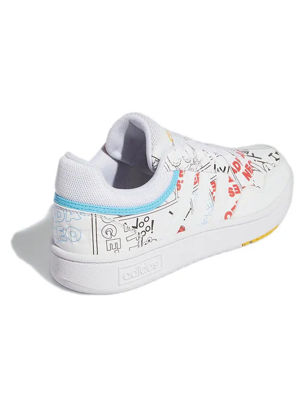 Кроссовки neo hoops 3.0 Adidas — изображение 4 из 4, белый/черный
