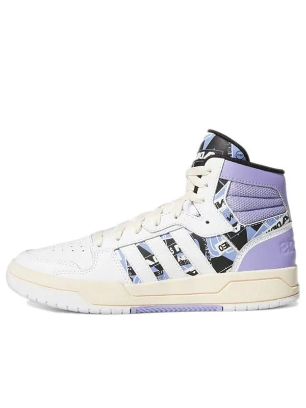 Кроссовки (WMNS) adidas neo Entrap Mid Sneakers White/Purple — изображение 1 из 4, белый/фиолетовый