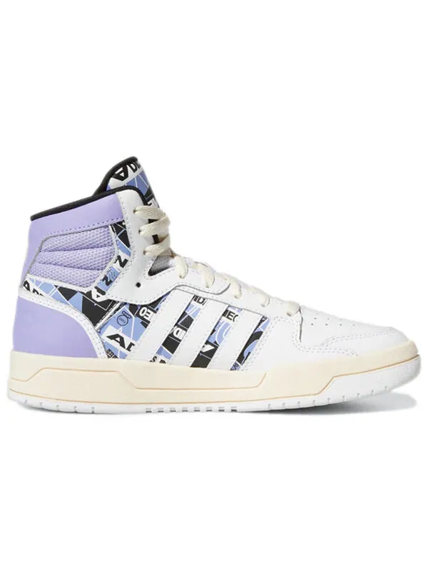 Кроссовки (WMNS) adidas neo Entrap Mid Sneakers White/Purple — изображение 2 из 4, белый/фиолетовый