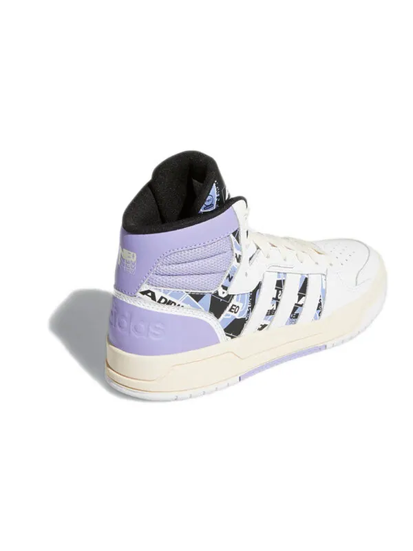 Кроссовки (WMNS) adidas neo Entrap Mid Sneakers White/Purple — изображение 4 из 4, белый/фиолетовый