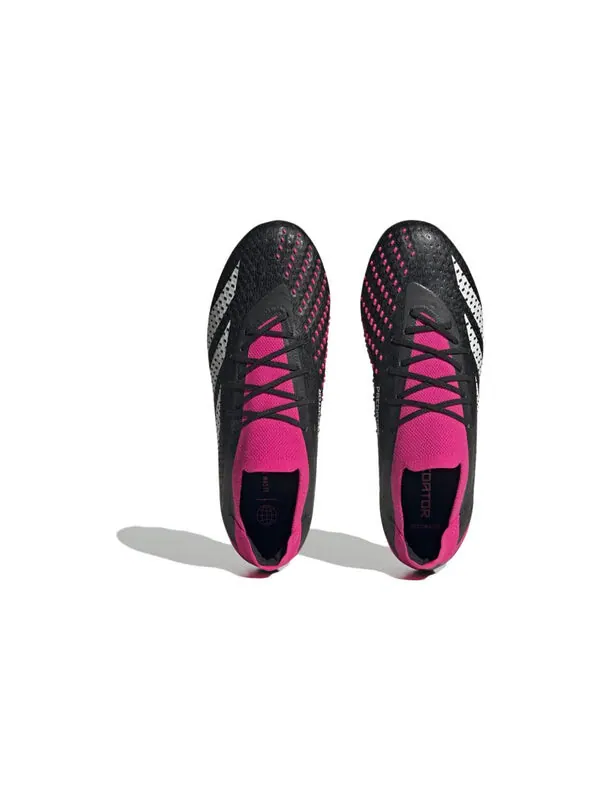 Кроссовки хищник точность.1 ag Adidas — изображение 4 из 4, черный/розовый/белый