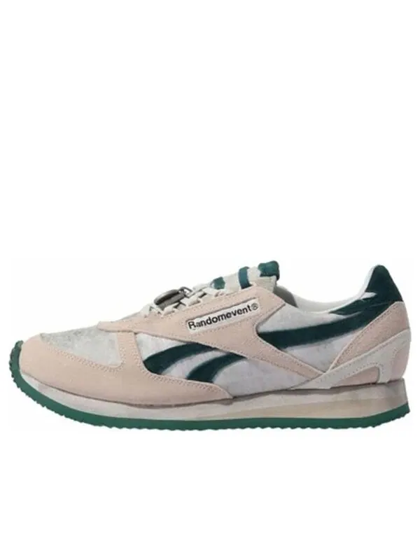 Кроссовки classic leather x randomevent 'creamwhite green' Reebok — изображение 1 из 4, зеленый