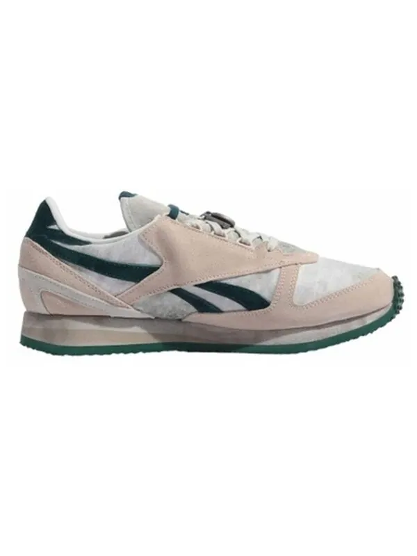 Кроссовки classic leather x randomevent 'creamwhite green' Reebok — изображение 2 из 4, зеленый