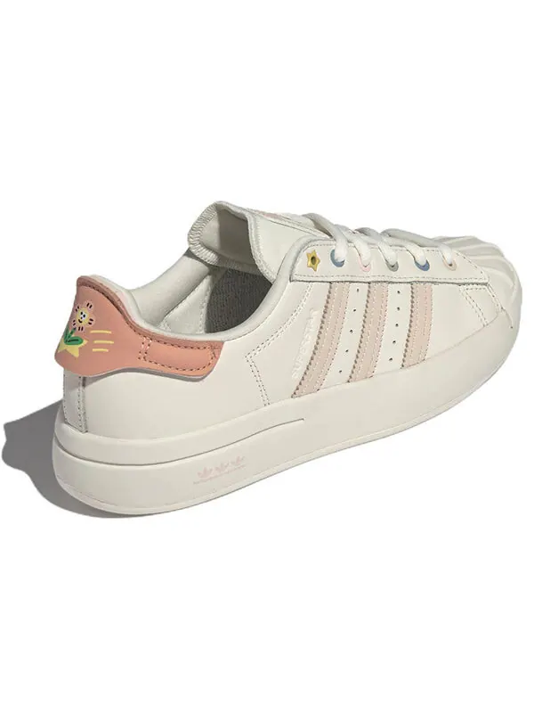 Кроссовки superstar ayoon 'white pink' Adidas — изображение 4 из 4, белый/розовый