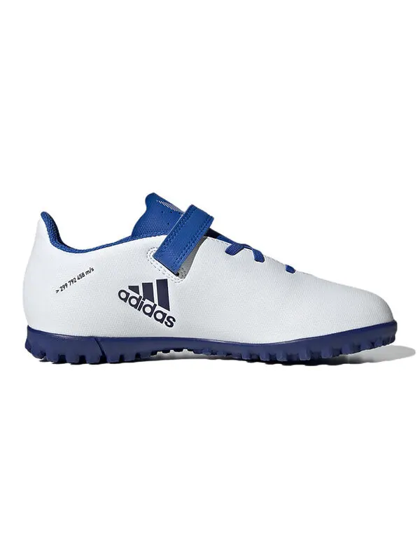 Кроссовки adidas X Speedflow.4 H&l TF Turf K 'White Blue' — изображение 2 из 4, белый/синий