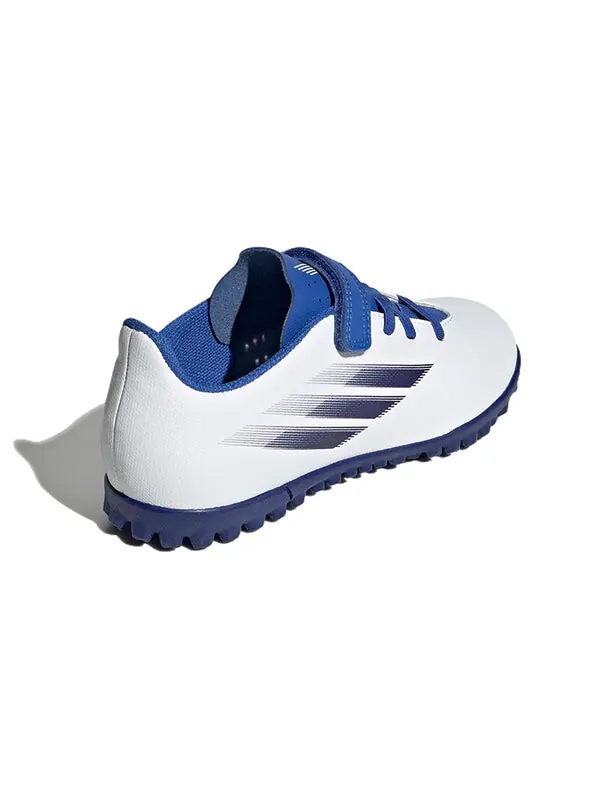 Кроссовки adidas X Speedflow.4 H&l TF Turf K 'White Blue' — изображение 4 из 4, белый/синий