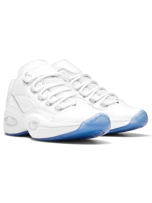 Кроссовки question low 'white clear' Reebok — изображение 3 из 4, белый