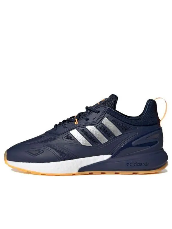 Кроссовки оригинал zx 2k boost 2.0 Adidas — изображение 1 из 4, темно-синий