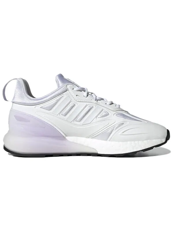 Кроссовки оригинал zx 2k boost 2.0 Adidas — изображение 2 из 4, белый фиолетовый
