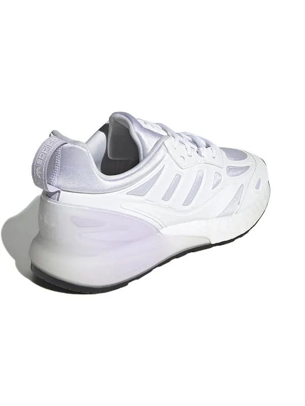 Кроссовки оригинал zx 2k boost 2.0 Adidas — изображение 4 из 4, белый фиолетовый