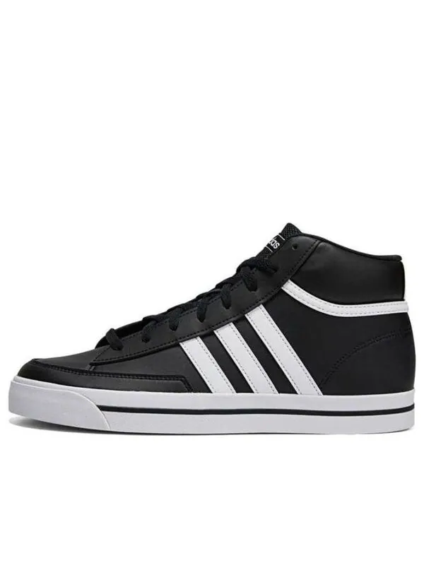 Кроссовки neo retrovulc mid shoes Adidas — изображение 1 из 4, черный/черный/белый