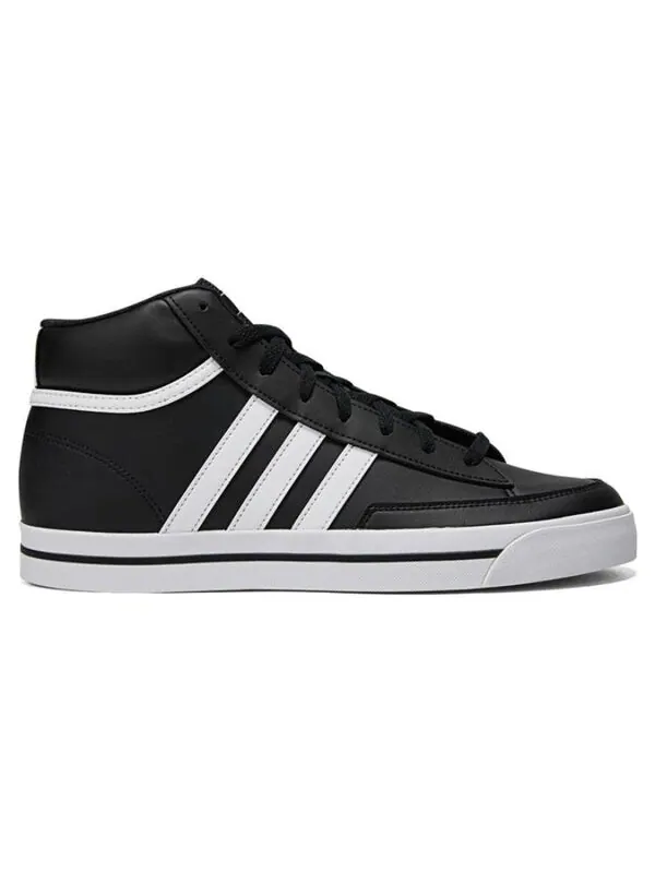 Кроссовки neo retrovulc mid shoes Adidas — изображение 2 из 4, черный/черный/белый