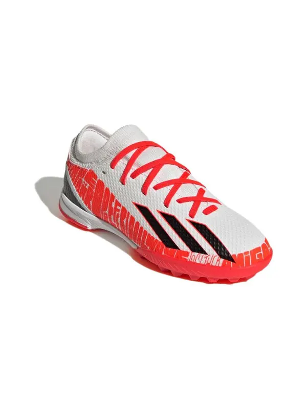 Кроссовки x speedportal messi.3 tf 'white solar red' Adidas — изображение 3 из 4, красный/черный/белый