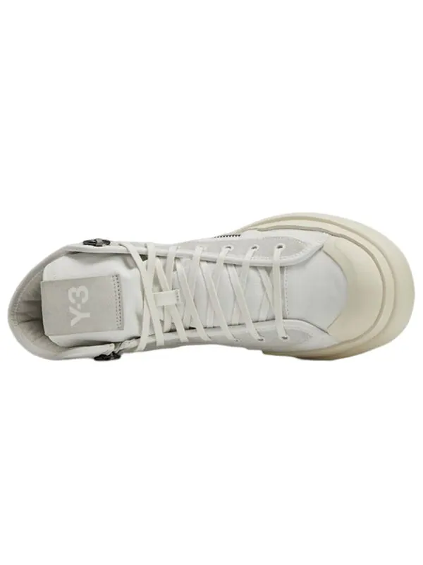 Кроссовки y 3 ajatu court high Adidas — изображение 3 из 4, белый/серый