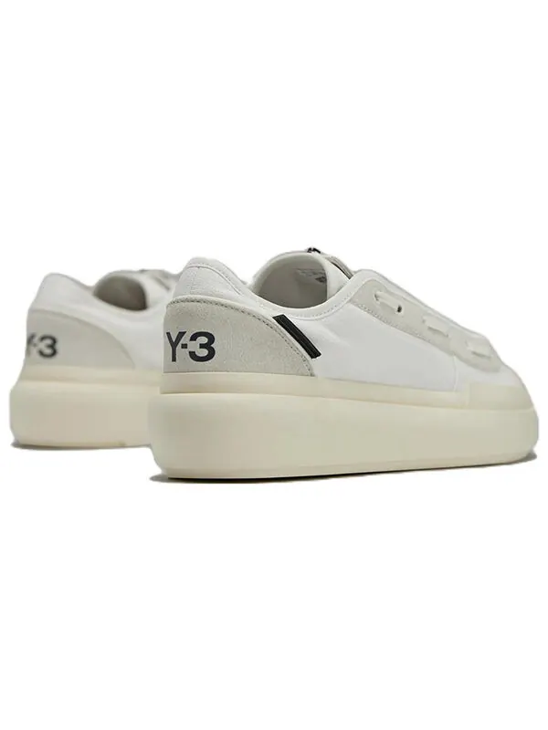 Кроссовки y 3 ajatu court low Adidas — изображение 4 из 4, белый/серый