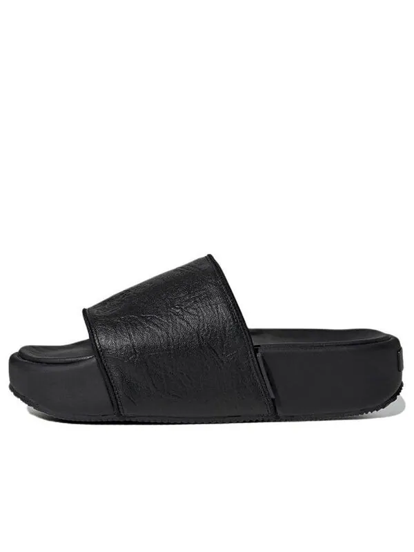 Тапочки и 3 слайдера Adidas — изображение 1 из 4, черный/черный/белый