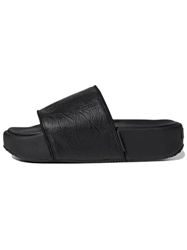 Тапочки и 3 слайдера Adidas — изображение 2 из 4, черный/черный/белый