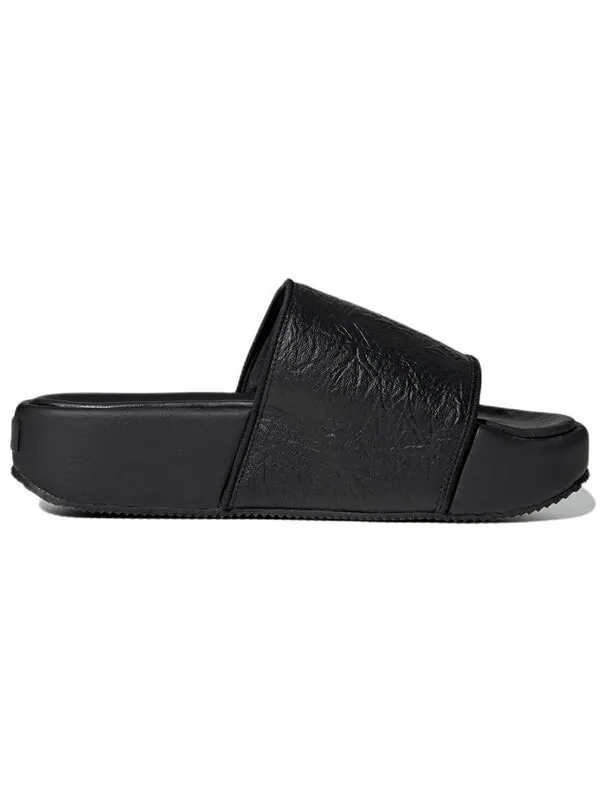 Тапочки и 3 слайдера Adidas — изображение 3 из 4, черный/черный/белый