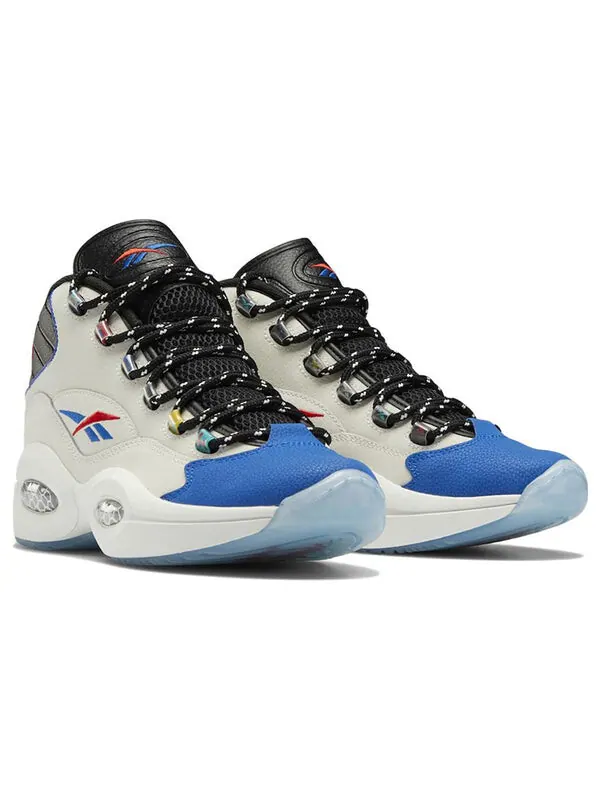Кроссовки question mid 'answer to no one' Reebok — изображение 2 из 4, черный/синий