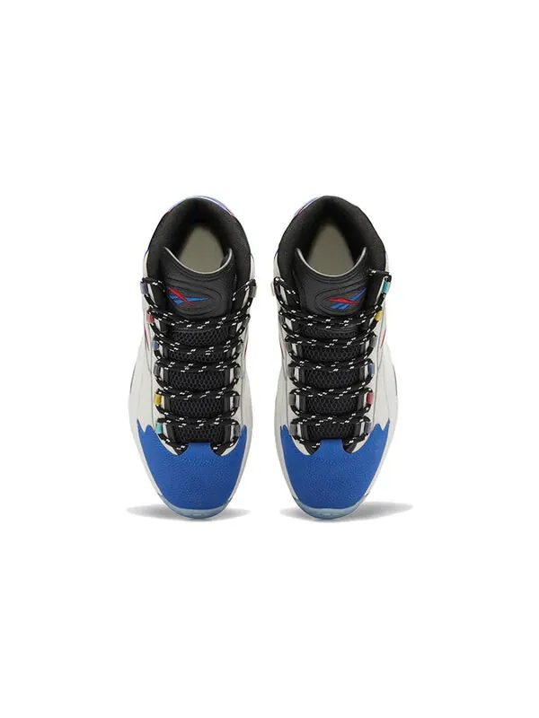 Кроссовки question mid 'answer to no one' Reebok — изображение 3 из 4, черный/синий