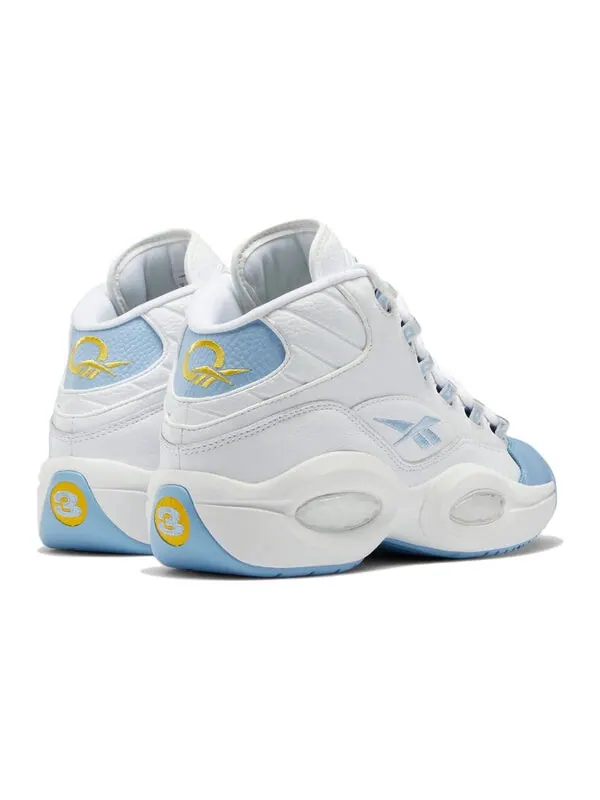 Кроссовки question mid 'denver nuggets' Reebok — изображение 4 из 4, белый/синий/желтый