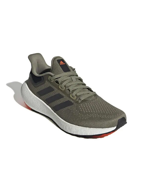 Кроссовки pureboost go 22 Adidas — изображение 3 из 4, зеленый/коричневый