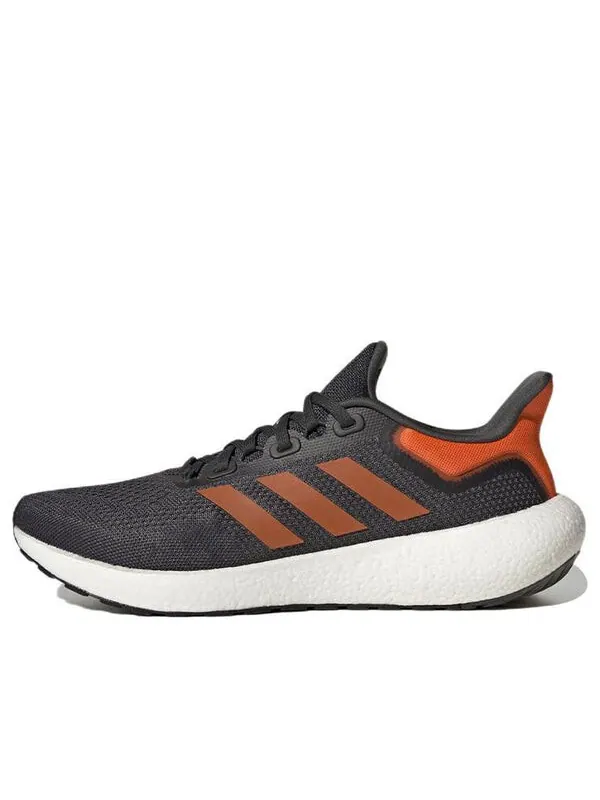 Кроссовки pure boost 22 shoes 'carbon / impact orange' Adidas — изображение 1 из 4, оранжевый/зеленый