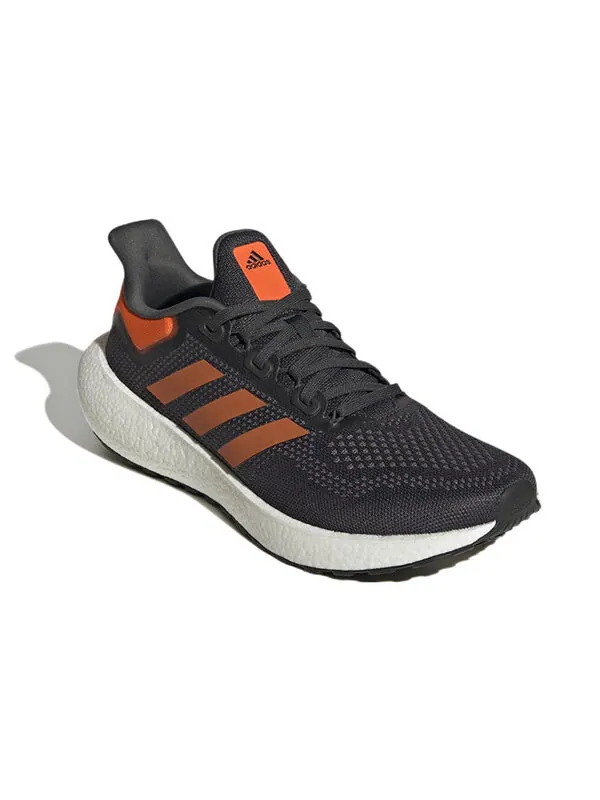 Кроссовки pure boost 22 shoes 'carbon / impact orange' Adidas — изображение 3 из 4, оранжевый/зеленый