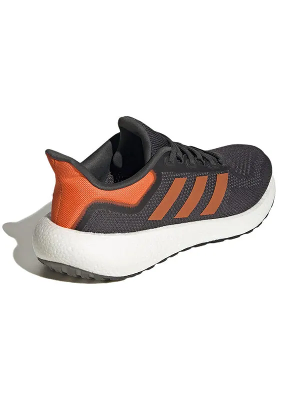 Кроссовки pure boost 22 shoes 'carbon / impact orange' Adidas — изображение 4 из 4, оранжевый/зеленый