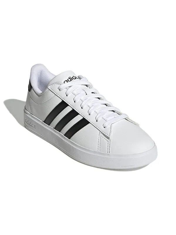 Кроссовки grand court cloudfoam lifestyle court комфортная обувь Adidas — изображение 3 из 4, белый/черный/черный