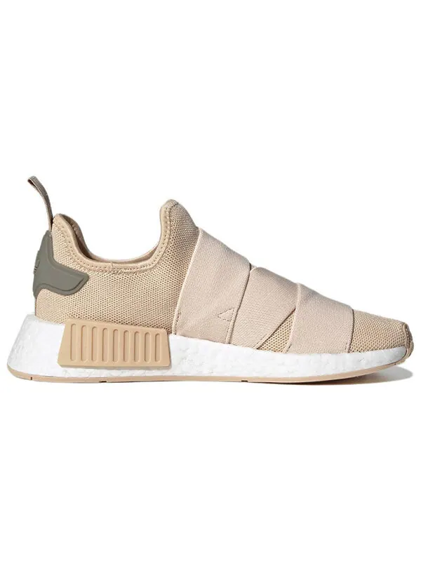 Кроссовки originals nmd_1 strap 'halo blush' Adidas — изображение 2 из 4, белый/коричневый