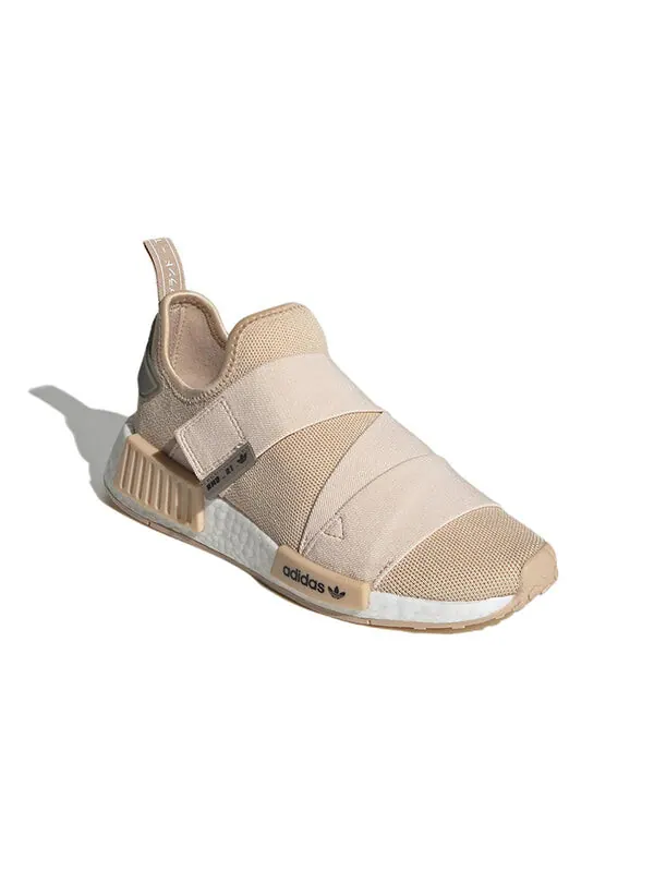 Кроссовки originals nmd_1 strap 'halo blush' Adidas — изображение 3 из 4, белый/коричневый