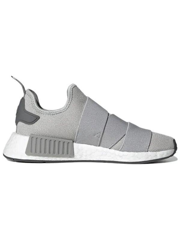 Кроссовки nmd_r1 ремешок обувь Adidas — изображение 2 из 4, серый/белый/серый