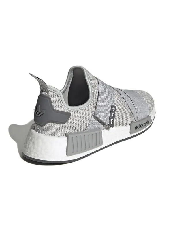 Кроссовки nmd_r1 ремешок обувь Adidas — изображение 4 из 4, серый/белый/серый