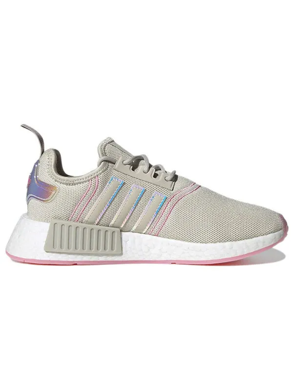Кроссовки nmd_r1 shoes 'bliss pink' Adidas — изображение 2 из 4, розовый/белый