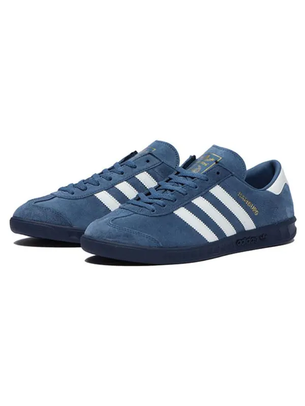 Кроссовки hamburg 'wonder steel' Adidas — изображение 3 из 4, белый