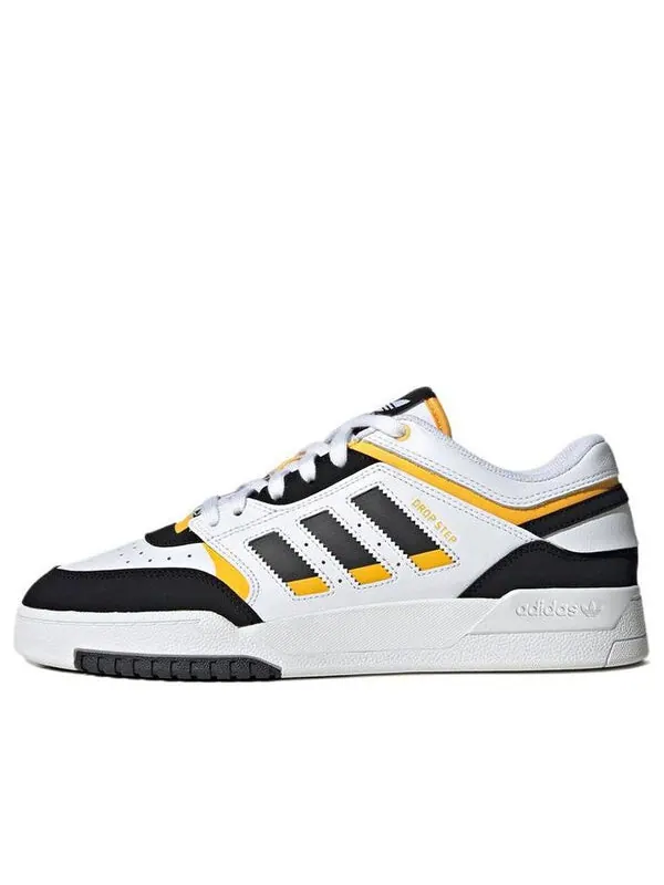 Кроссовки оригиналы drop step low Adidas — изображение 1 из 4, белый/черный/желтый