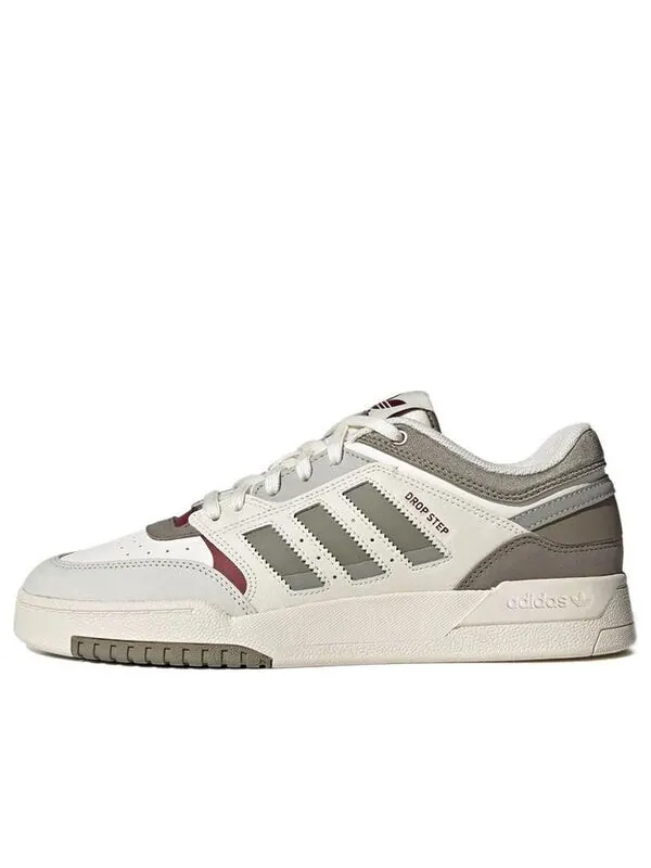 Кроссовки оригинальные drop step Adidas — изображение 1 из 4, белый/темный зеленый