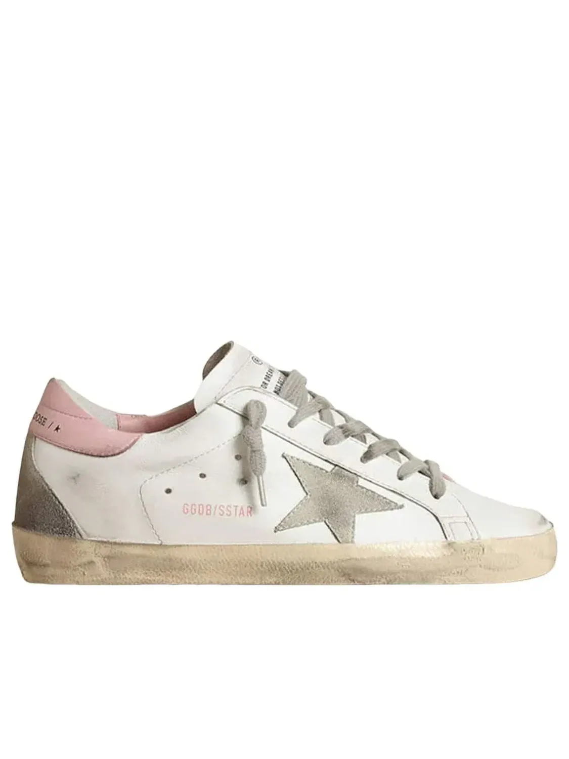 Кроссовки Golden Goose Super-Star 'White Light Pink' GWF00102-F002569-10914 — изображение 2 из 5, белый