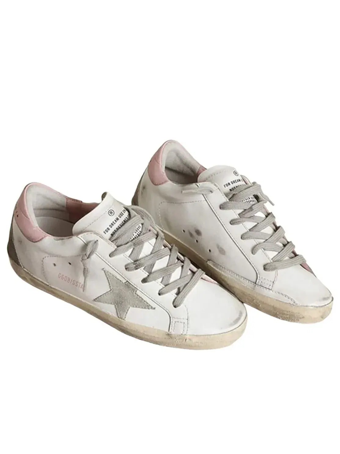 Кроссовки Golden Goose Super-Star 'White Light Pink' GWF00102-F002569-10914 — изображение 3 из 5, белый