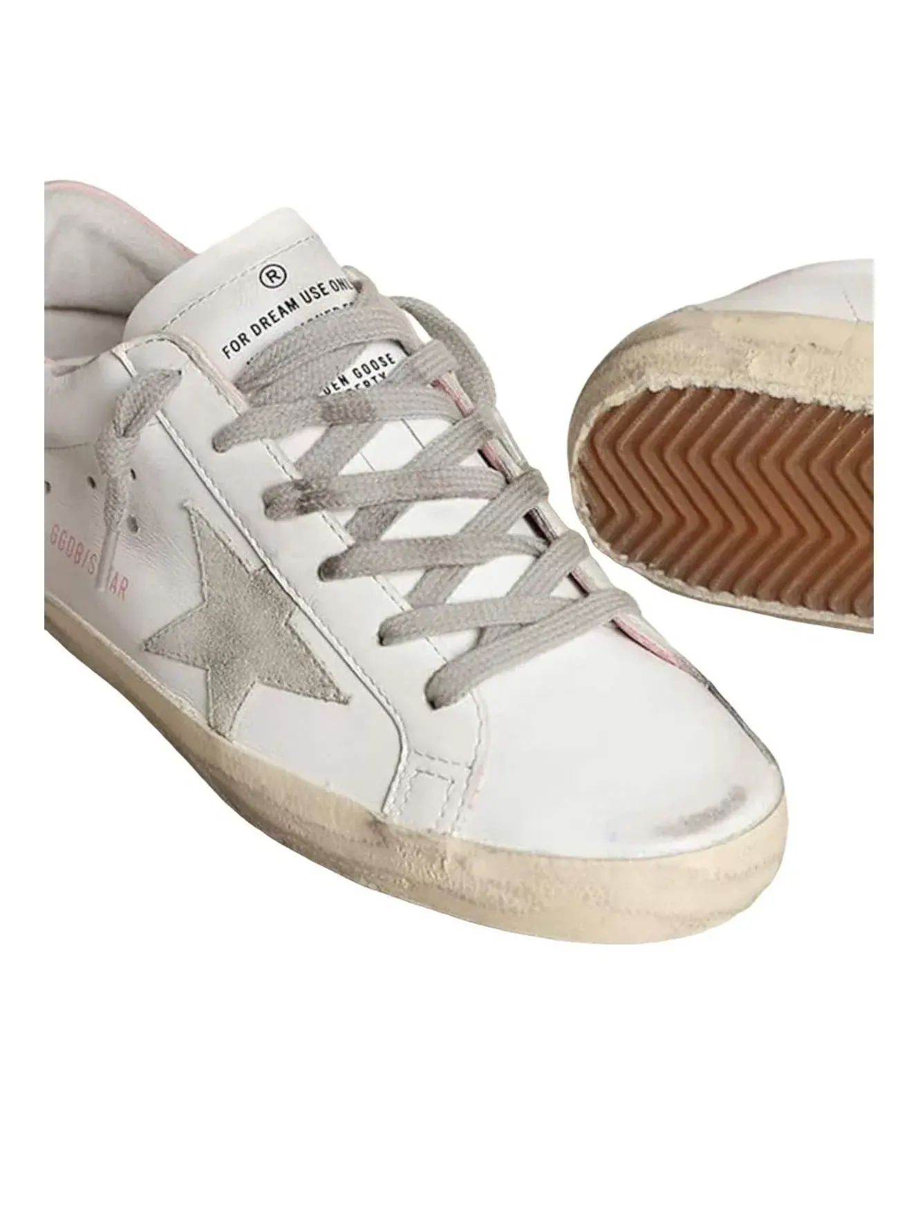 Кроссовки Golden Goose Super-Star 'White Light Pink' GWF00102-F002569-10914 — изображение 5 из 5, белый